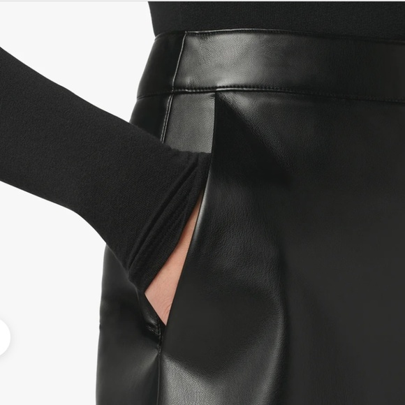 JOE'S Jeans LORI VEGAN LEATHER SKIRT NWT - Picture 2 of 8